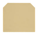 Weidmuller 0303620000 END Plate BEIGE/YEL Terminal Block