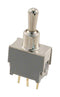 Nidec Copal Electronics ATE1E-2M3-10-Z Toggle Switch Subminiature On-Off-On Spdt Non Illuminated ATE Through Hole 50 mA