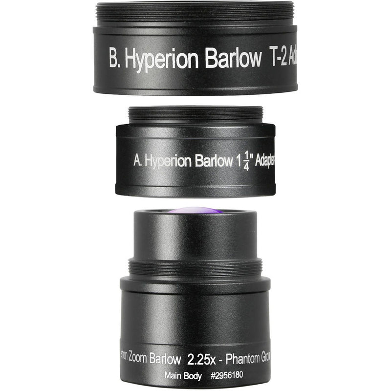 ALPINE ASTRONOMICAL Hyperion Zoom Barlow (2.25x)