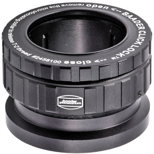 Alpine Astronomical Baader 1.25"/T-2 Click-Lock Eyepiece Holder Adapter