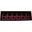 alzatex DSP505B6 5-Digit Display with 5" High LED Digits (Black)