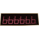 alzatex DSP506B_OAKE 6-Digit Display with 5" High LED Digits