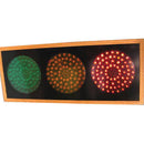 alzatex RYG472A_OAK Large Red-Yellow-Green Indicator