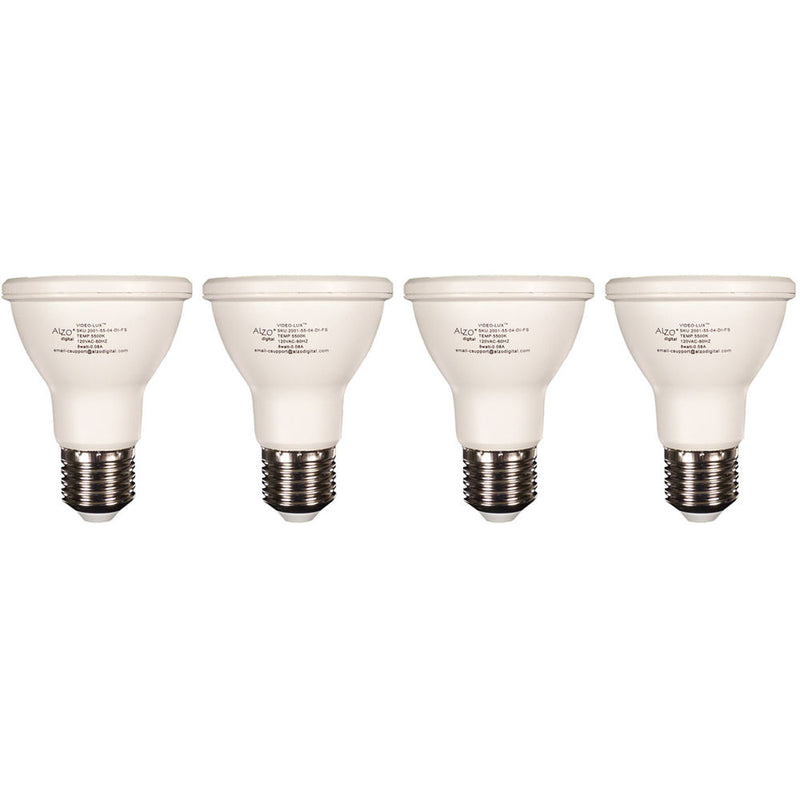 ALZO 8W PAR20 Joyous Dimmable Spotlight Bulb (4-Pack)