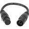 American DJ AC3PM5PFM Accu-Cable 3-Pin Male to 5-Pin XLR DMX Turnaround Cable
