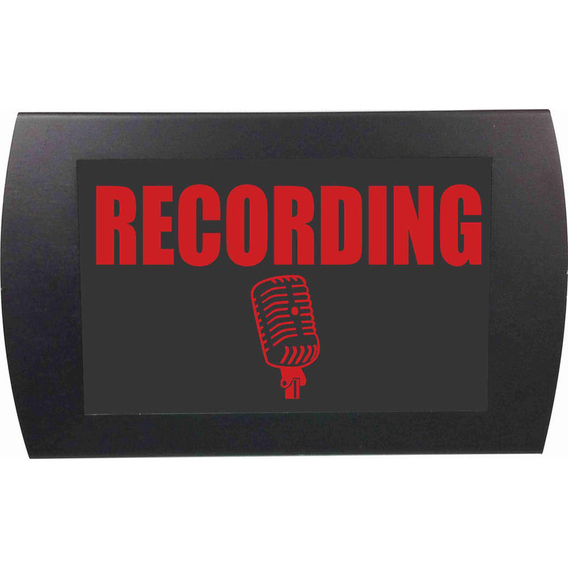 American Recorder RECORDING Indicator Sign with LEDs (Red)