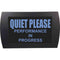 American Recorder QUIET PLEASE PERFORMANCE IN PROGRESS Indicator Sign with LEDs (Blue)