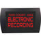 American Recorder THIS COURT HAS ELECTRONIC RECORDING Indicator Sign with LEDs (Red)