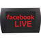 American Recorder facebook LIVE Indicator Sign with LEDs (Red)