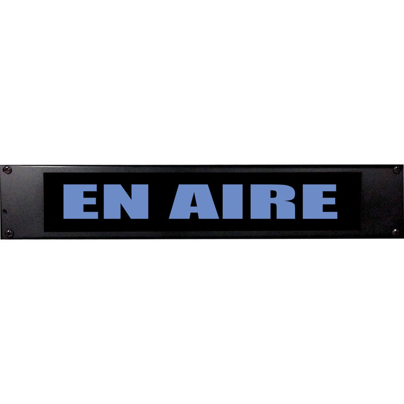 American Recorder EN AIRE Sign with LEDs (2 RU, Spanish, Blue)