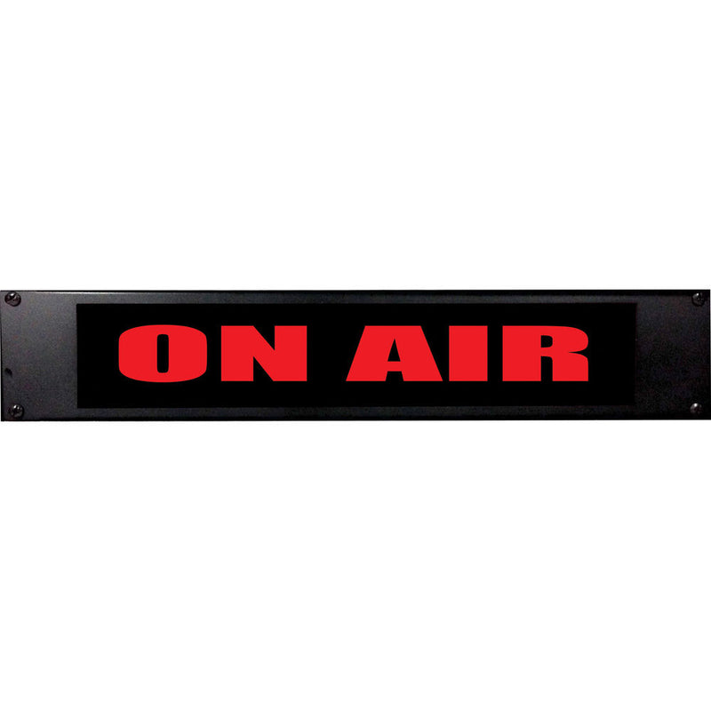 American Recorder ON AIR Sign with LEDs (2 RU, English, Red)