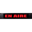 American Recorder EN AIRE Sign with LEDs (2 RU, Spanish, Red)