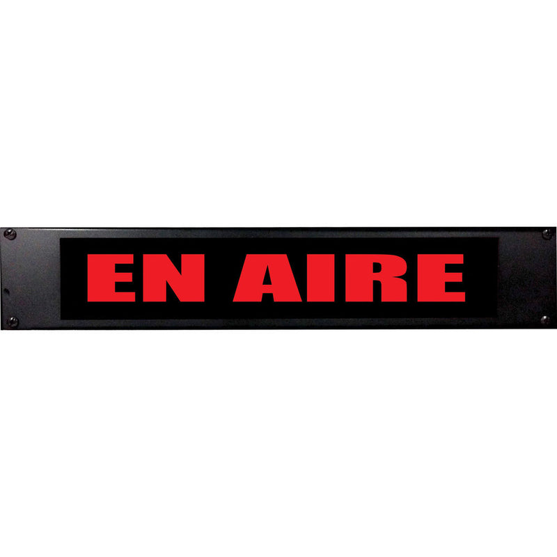 American Recorder EN AIRE Sign with LEDs (2 RU, Spanish, Red)