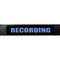 American Recorder RECORDING Sign with LEDs (2 RU, English, Blue)