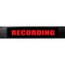 American Recorder RECORDING Sign with LEDs (2 RU, English, Red)