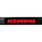 American Recorder RECORDING Sign with LEDs (2 RU, English, Red)