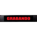 American Recorder GRABANDO Sign with LEDs (2 RU, Spanish, Red)