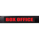 American Recorder BOX OFFICE Sign with LEDs (2 RU, Red)