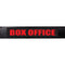 American Recorder BOX OFFICE Sign with LEDs (2 RU, Red)