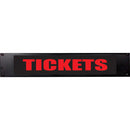 American Recorder TICKETS Sign with LEDs (2 RU, Red)
