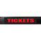 American Recorder TICKETS Sign with LEDs (2 RU, Red)