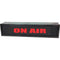 American Recorder ON AIR Rackmount Indicator Sign with Black, Maple, and Rosewood Enclosure (2 RU, Red)