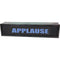 American Recorder APPLAUSE Rackmount Indicator Sign with LEDs and Black Enclosure (2 RU, BLue)