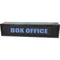 American Recorder BOX OFFICE Rackmount Indicator Sign with LEDs and Black Enclosure (2 RU, Blue)