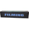 American Recorder FILMING Rackmount Indicator Sign with LEDs and Black Enclosure (2 RU, Blue)