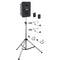 Anchor Audio GG-BP2-BB Go Getter Portable Sound System Basic Package 2 with Two Wireless Bodypack Transmitters and Speaker Stand (2 x Lavalier Mics, 2 x Headset Mics, 1.9 GHz)