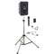 Anchor Audio GG-BP2-HB Go Getter Portable Sound System Basic Package 1 with Bodypack Transmitter & Wireless Handheld Microphone and Speaker Stand (1 x Lavalier Mic, 1 x Headset Mic, 1.9 GHz)