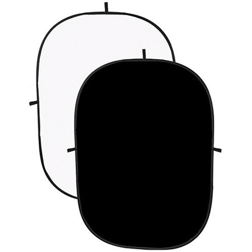 Angler Collapsible Background II 5 x 7' (Black/White)