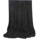 Angler Muslin Background (Black, 10 x 12')