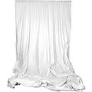 Angler Muslin Background (White, 10 x 24')