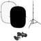 Angler 5x7' Collapsible Background Kit (Black/White)