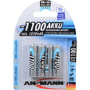 Ansmann Micro AAA Type 1100mAh Rechargeable NiMH Battery (4-Pack)