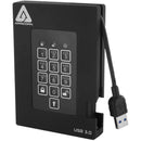 Apricorn 2TB Aegis Padlock Fortress FIPS 140-2 USB 3.0 Hard Drive with PIN Access