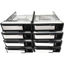 Areca Drive Tray with Screws for Select Storage Enclosures (Set of 8, Black)