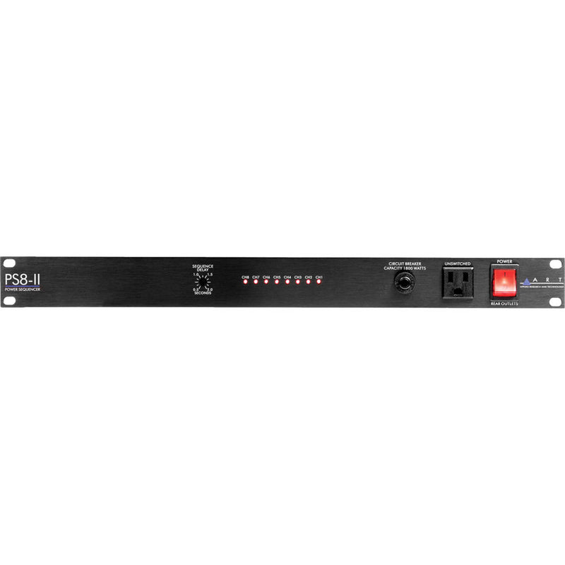 ART Professional Power Sequencer for Eight Rear AC Outlets