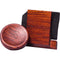 Artisan Obscura Soft Shutter Release & Hot Shoe Cover Set (Small Concave, Threaded, Bloodwood)