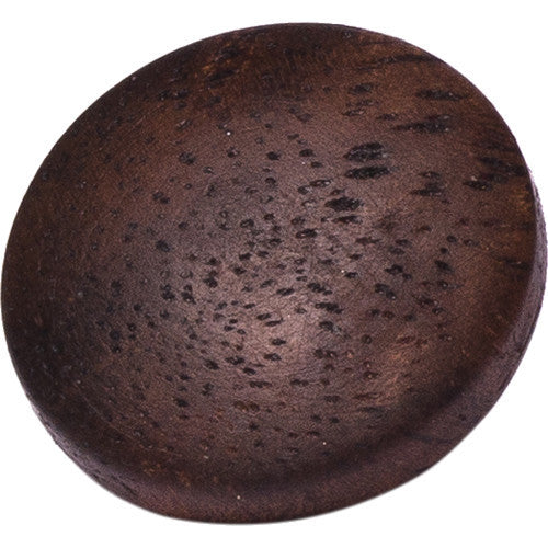 Artisan Obscura Soft Shutter Release Button (Small Convex, Threaded, Walnut Wood)