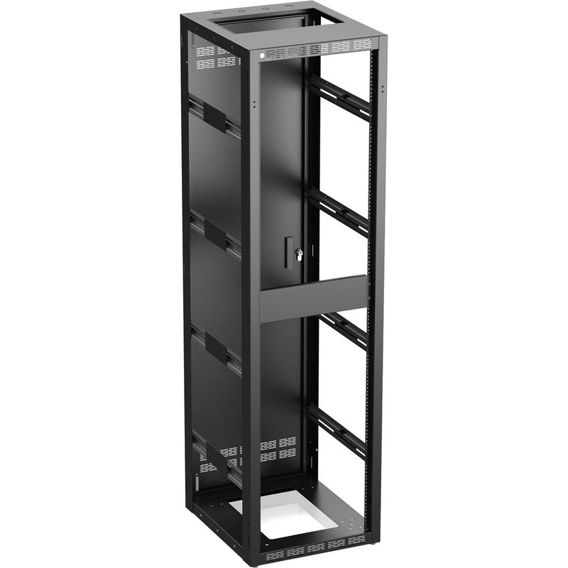 Atlas Sound 544-25 Stand Alone or Gangable Rack with Perforated Rear Door, 25" Depth (44 RU)