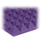 Auralex 2" Studiofoam Pyramids Acoustic Absorption Panels (Purple, 6 Pieces)