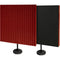 Auralex DeskMAX Stand-Mounted Acoustic Panels (Burgundy, Set of 2)