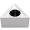 Auray PMF-TW Premium Mic Flag (Triangle, White)