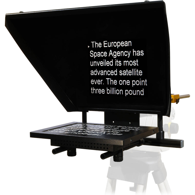 Autocue/QTV Professional Series 12" Teleprompter with Folding Hood