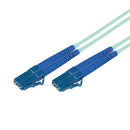 Avenview LC to LC 50/127 OM3 10 Gb Duplex Fiber Optic Patch Cable (330', Aqua)