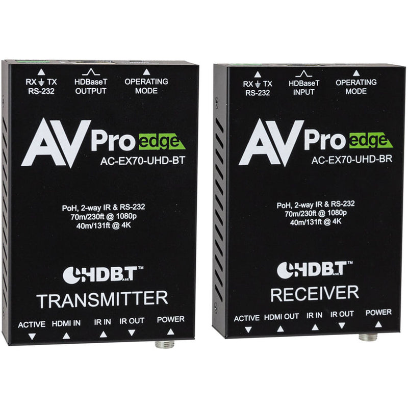 AVPro Edge 4K HDMI 2.0 over HDBaseT Basic Extender Kit (230')