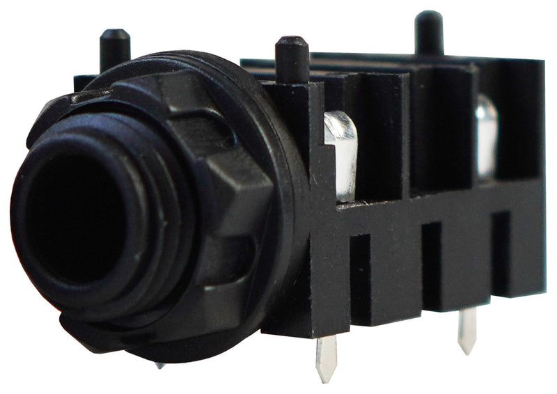 IO Audio Technologies IO-TJ4HF TJ Series 4 PIN 1/4" Jack Horizontal PCB Mount FULL-THREADED Nose 52AK3763 New