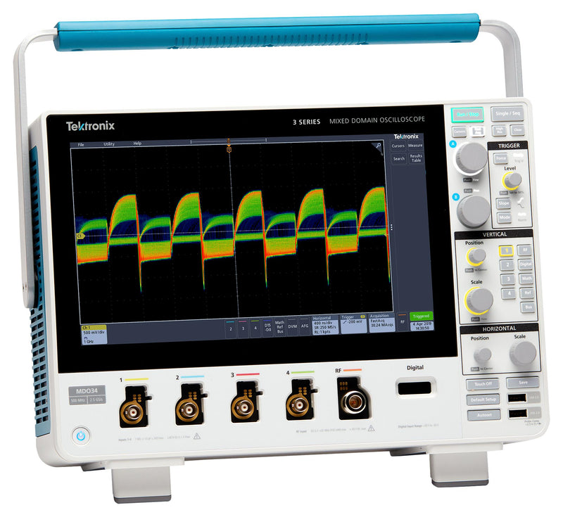 Tektronix MDO34 3-BW-200 MSO / MDO Oscilloscope 3 Series 4 Analogue 200 MHz 2.5 Gsps